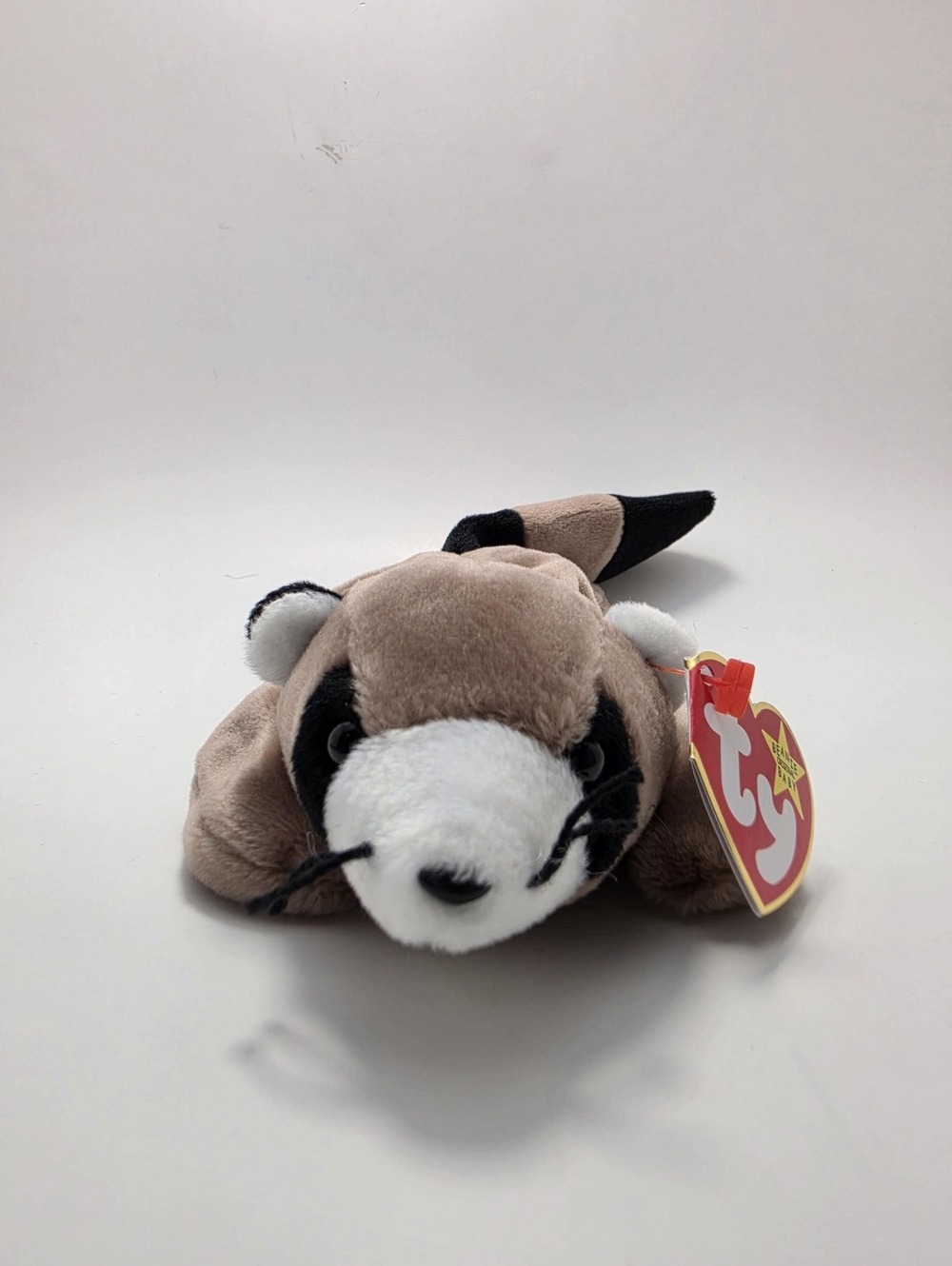 Ty Beanie Baby “Ringo” the Racoon, Indonesia Canadian! (6 inch)